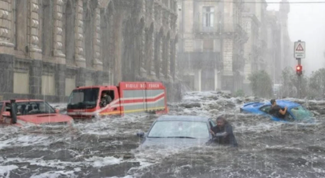 “Bomba” e shiut në Siçili! Në 4 orë ra shiu i