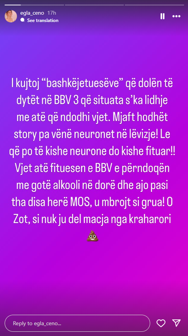 Përplasja Gerta-Gjesti, reagon Egla Ceno! Ja çfarë