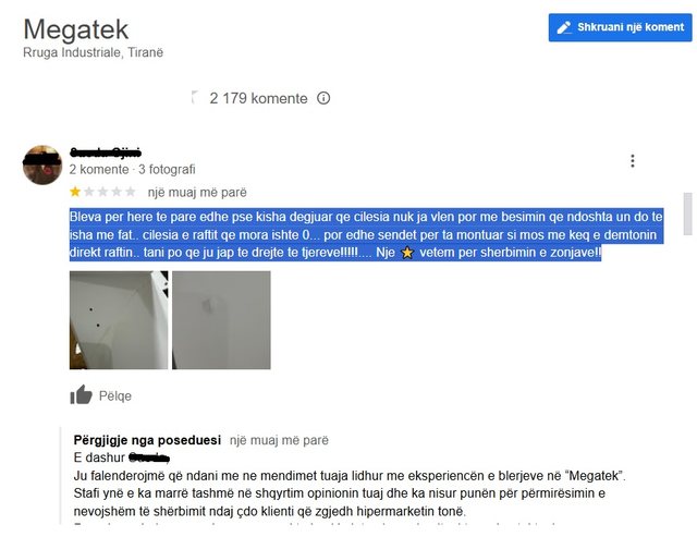 Qytetarja bleu dollapin në Megatek, e papritur cfarë i ndodhi një