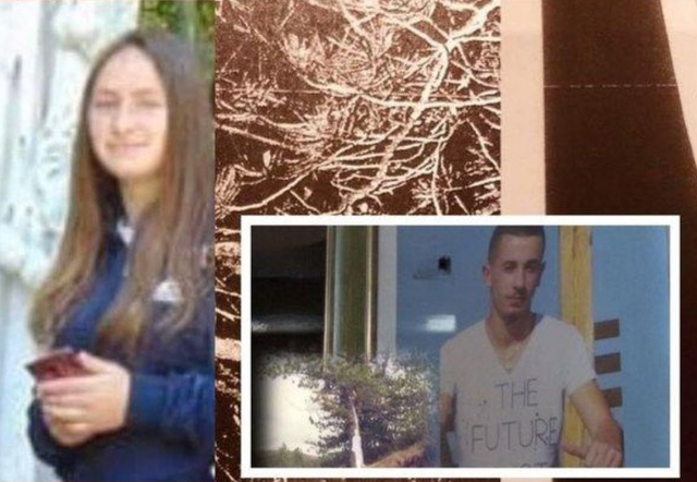 Del foto e Kejsi Spahillarit e cila akuzohet se mbyti dhe vari në pemë