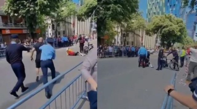 Incident në "Giro d’Italia", qytetari nuk i bindet
