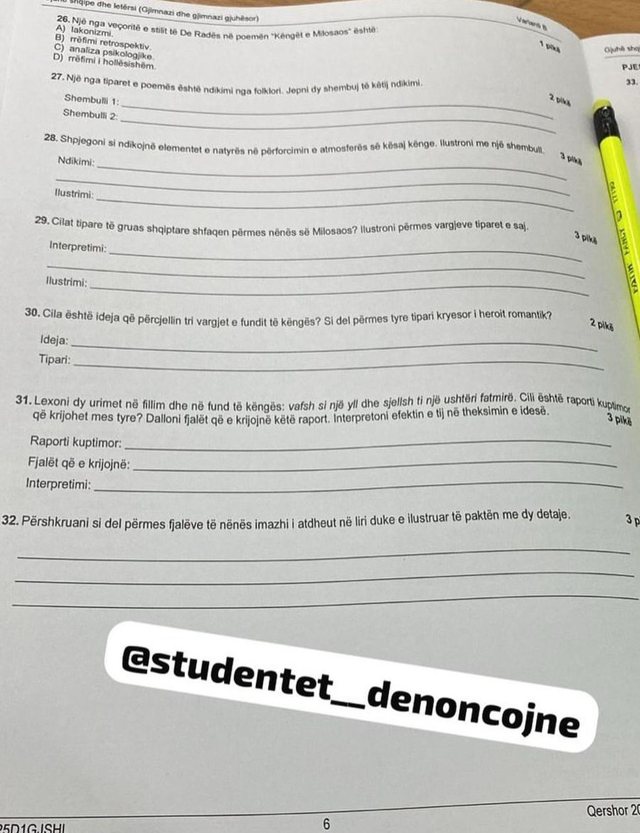 Ndodh përsëri! Vetëm pak minuta pasi maturantët u futën
