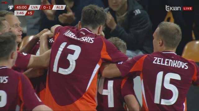 Letonia barazon përballë Shqipërisë në fund të