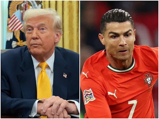 Fotot/ Cristiano Ronaldo i nis dhuratë Trumpit, por ja mesazhi që