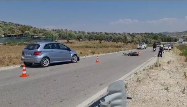LAJM I FUNDIT! "Benzi" përplas motoçikletën, humb