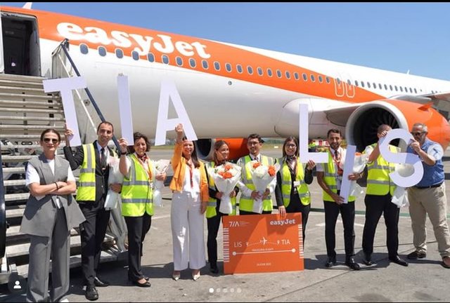 Aeroporti Ndërkombëtar i Tiranës dhe easyJet festojnë nisjen