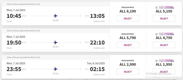 Testimi online, aeroporti i Tiranës me biletat më të lira në