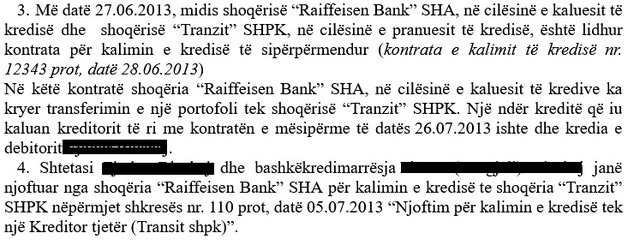 U përndoq nga banka për kredinë e ish-burrit me letra false,