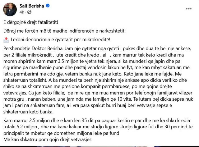 Më shkoi kredia dyfish tek "kredo.al", qytetari denoncon tek