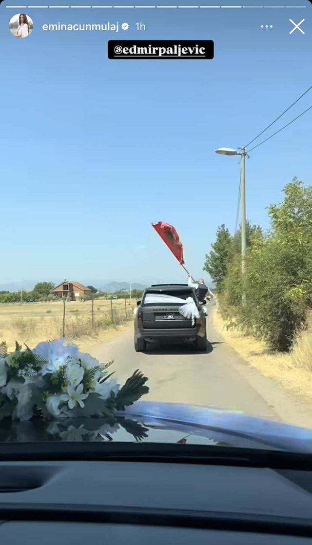 Emina Cunmulaj marton vëllain, publikon pamje nga dasma