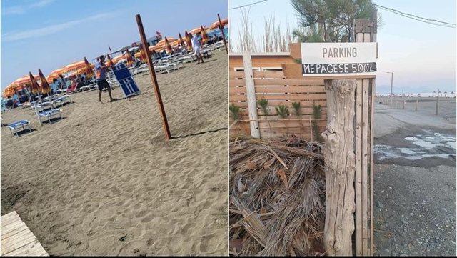 Zaptuan hapësirat publike në Shëngjin, Policia aksion për