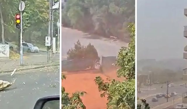 Mot ekstrem në Ballkan! Stuhia e fuqishme godet Serbinë,