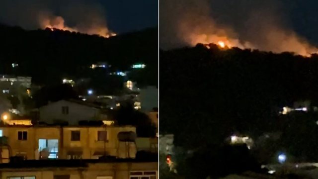VIDEO/ Flakë dhe tym, përfshihet nga zjarri Kodra e Selitës