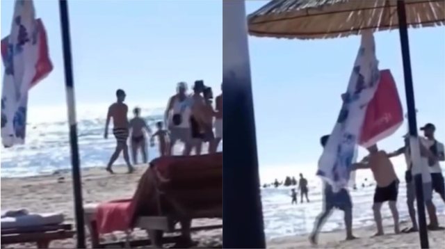 Sërish sherr në plazh, përplasje fizike mes dy pushuesve dhe