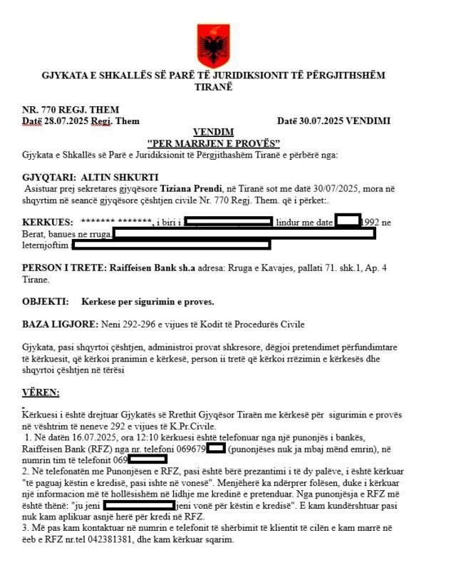DOSJA, Raiffeisen Bank pranon skandalin: Kemi dhënë kredi me dokumenta