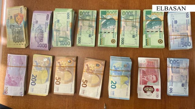 "Para e madhe në Elbasan", sekuestrohen euro, procedohen