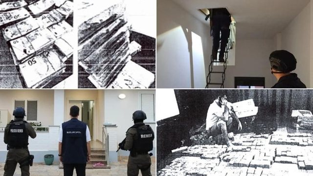 Eurot e kokainës u groposën në rrënjët e ullinjve,