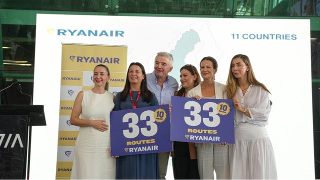 RYANAIR HAP BAZË TË RE NË TIRANË