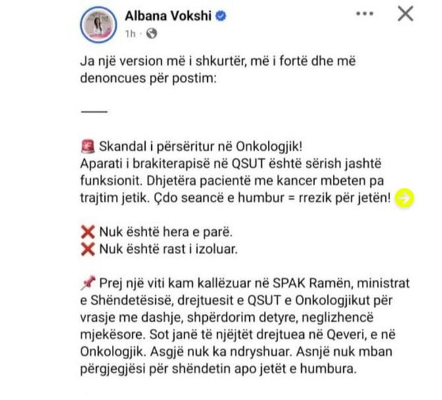 "Ja një version më i fortë dhe më denoncues për