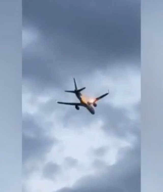 Shpërthen zjarri në motorin e avionit sapo u ngrit nga Korfuzi