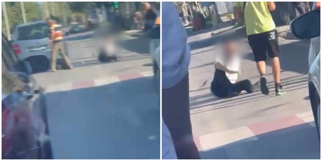 Po kalonte vizat e bardha, makina “fluturon” në ajër