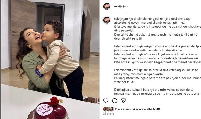 Pas ndarjes nga Shpat Kasapi, Selvije Jao "gjen qetesinë":