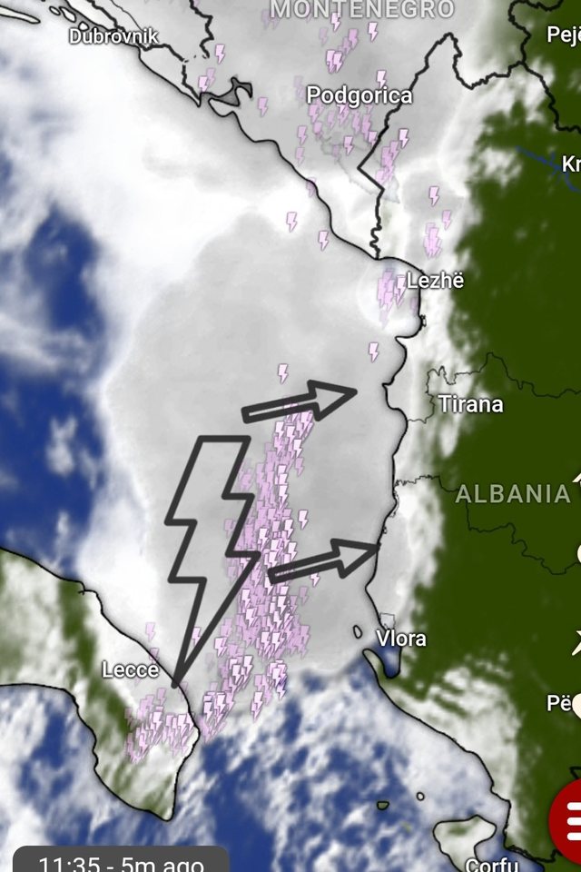 Moti i keq "mbërrin" në Shqipëri, PAMJET,