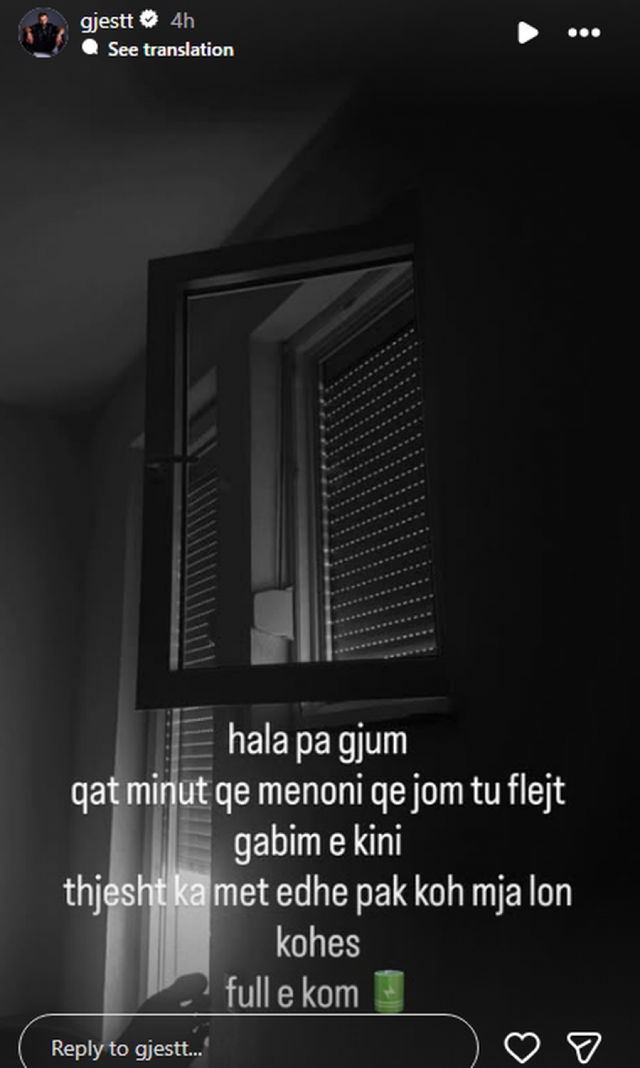 “Jam akoma pa gjumë“/ Mesazhi misterioz: Çfarë po