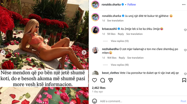 Ditëlindja që rrëmbeu vëmendjn e rrjetit, gazetari zbulon sa