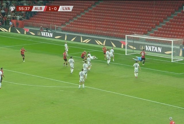 Shqipëria fiton minimalisht me Letoninë, 1-0, para Serbisë