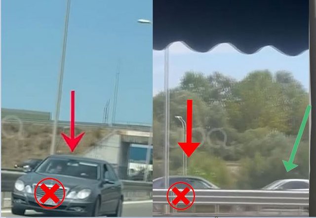 Qarkullonte në sens të kundërt në