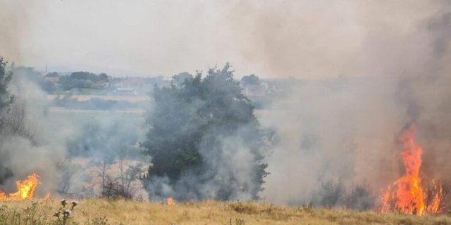 Zjarr në Qafën e Butrintit, flakët rrezikojnë Parkun
