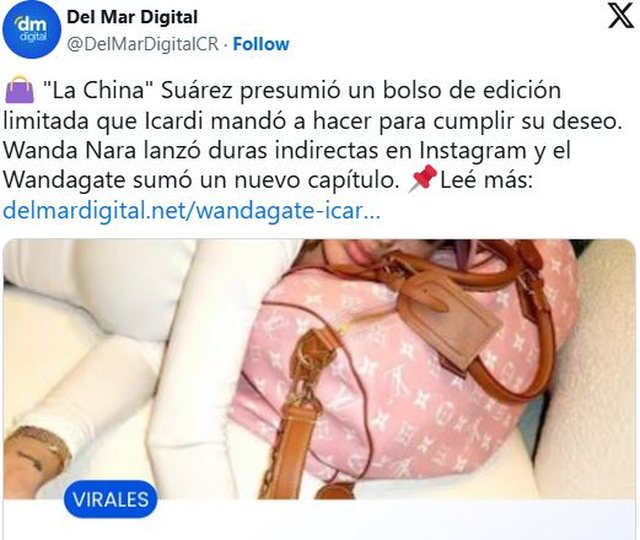 Çanta “Luis Vuitton” që Icardi i bëri të