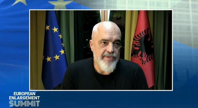 Rama merr pjesë “online” në Samitin e Zgjerimit,