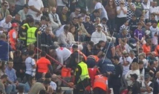 FOTO/ Tragjedi në futbollin spanjoll, tifozi humbet jetën në