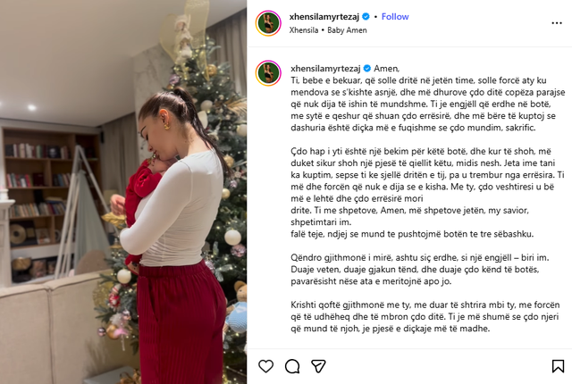 “Më shpëtove jetën”, dedikimi prekës i Xhensila