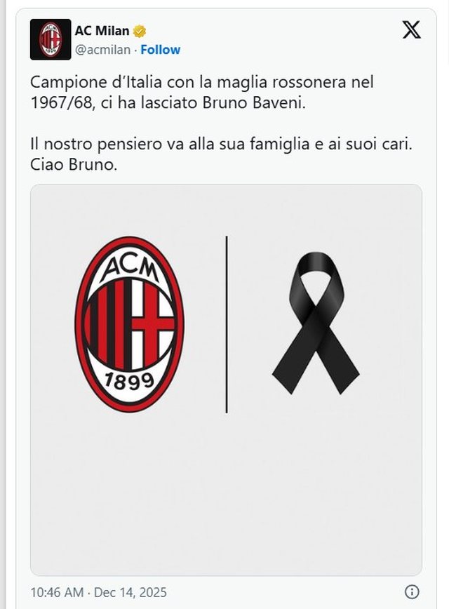 Lajm i trishtë! Milani tronditet në prag të duelit në