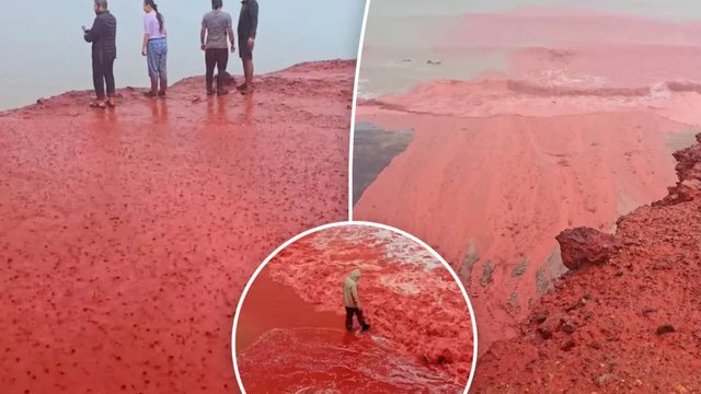 VIDEO/Deti bëhet i kuq! Gjithçka duket si në planetin Mars, ja