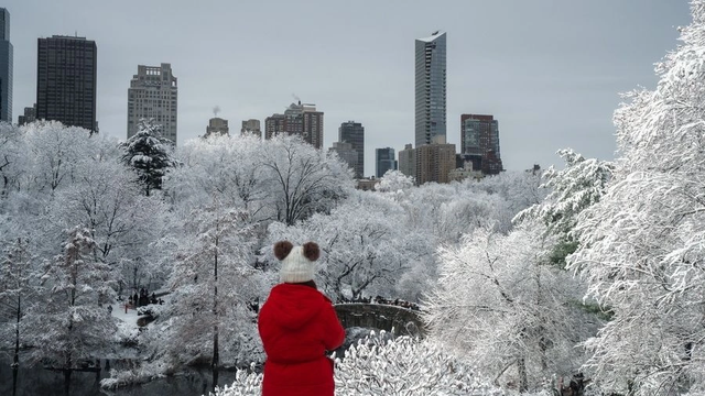 Dimër në New York: Central Park është “veshur”