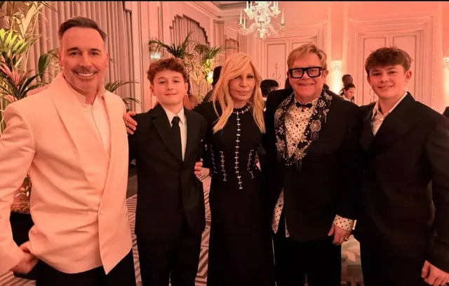 FOTO familjare e rrallë/ Elton John dhe bashkëshorti i tij