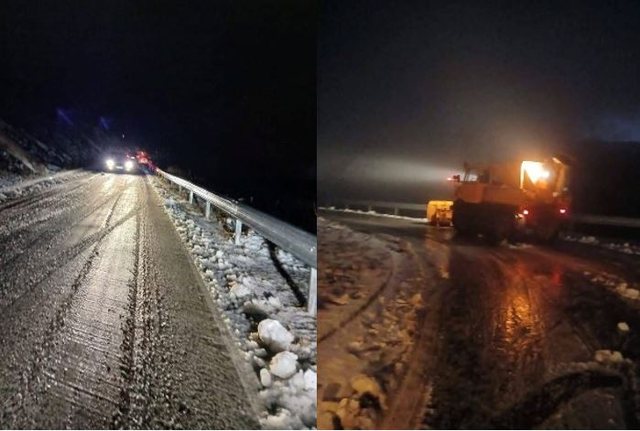 Gjirokastër, reshje dëbore në zonat malore, hidhet kripë