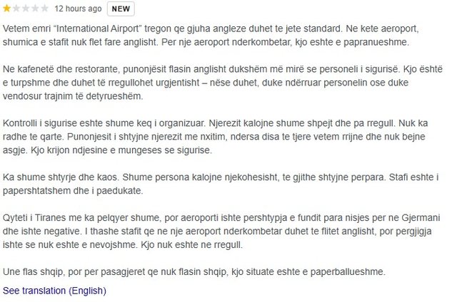 S`ndalen ankesat për aeroportin e Tiranës: Nuk ka vend për tu
