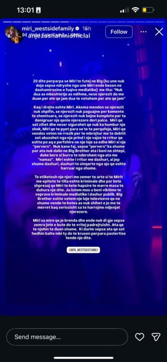 "Pervers"/ Babai i Selin SHPËRTHEU ndaj Mirit, REAGOJNË