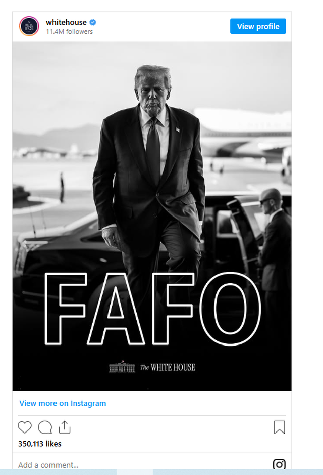 Bota e Re e Trimit  Donald Trump