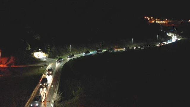 Dyndje vizitor&euml;sh n&euml; Dajt, trafiku kilometrik vazhdon edhe n&euml;