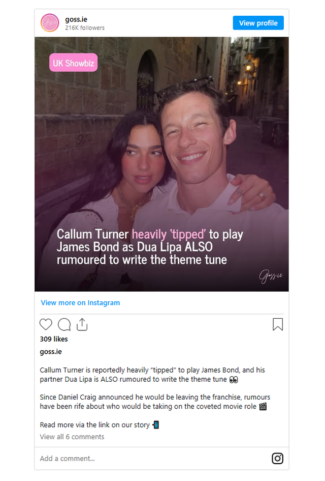 Si mund t&euml; b&euml;hen Dua Lipa dhe Callum Turner &ccedil;ifti i ri m&euml;