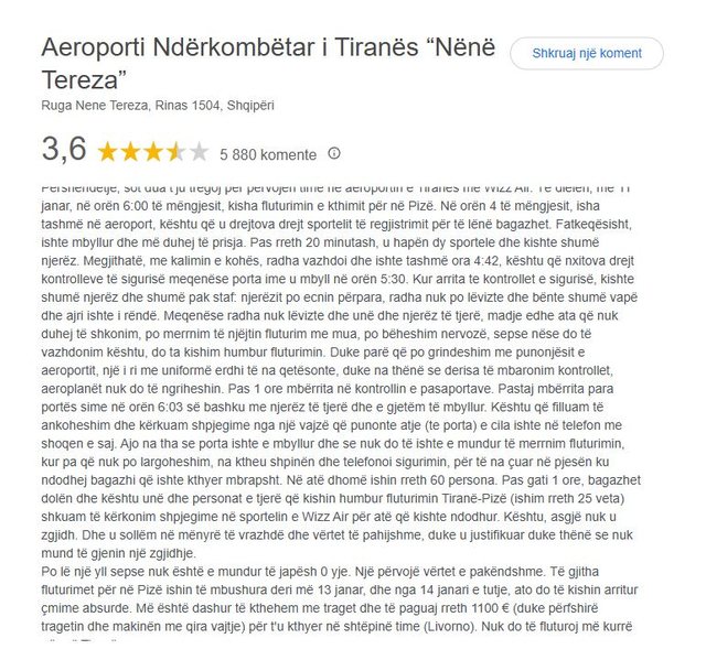 25 persona humbin fluturimin me Wizz Air nga Rinasi, qytetari: Pagova 1100 euro