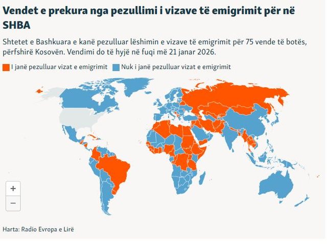 Kë prek pezullimi i vizave të emigrimit për në SHBA?