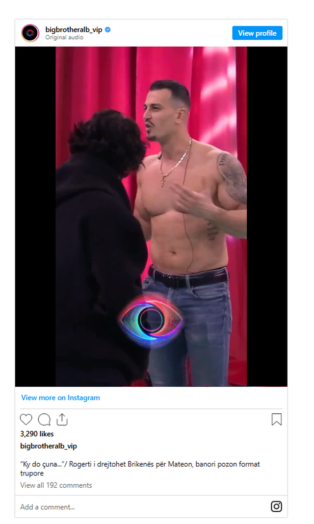  O i fëlliqur    Debat i ashpër mes Mateos dhe Rogertit  banori  Ky pëlqen djemtë  jo vajzat 