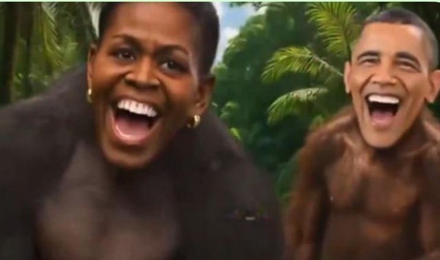 Trump publikon videon e &ccedil;iftit Obama si majmun&euml;. Reagojn&euml;